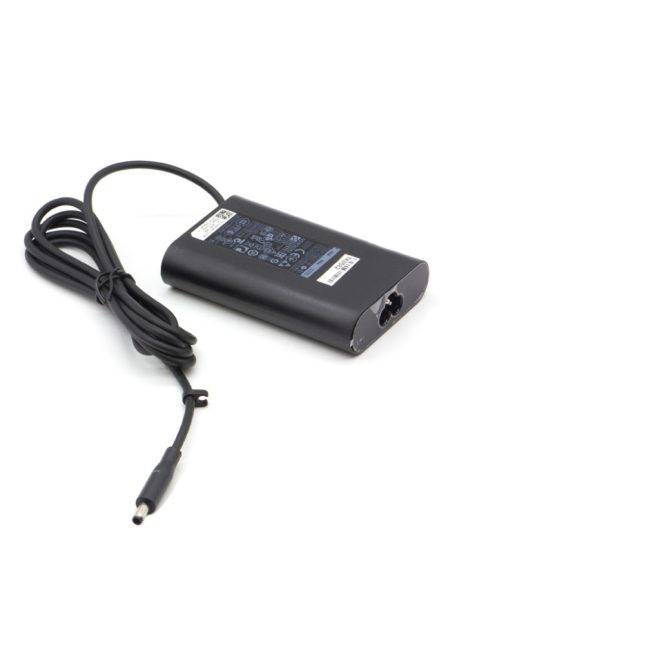 Dell 19.5V 3.34A 65W gyári új Slim töltő, vékony center pin,  43NY4