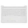 HP 15 15q-ds00 fehér török Laptop billentyűzet