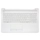 HP 15 15-db00 fehér norvég Laptop billentyűzet