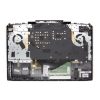 HP Omen 15T-DC000 fekete-piros UK angol Laptop billentyűzet
