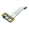 Toshiba Tecra A50-C, C50-C, Satellite Pro R50-C használt USB / Audio alaplapi modul (P000695710, FLESUS2)