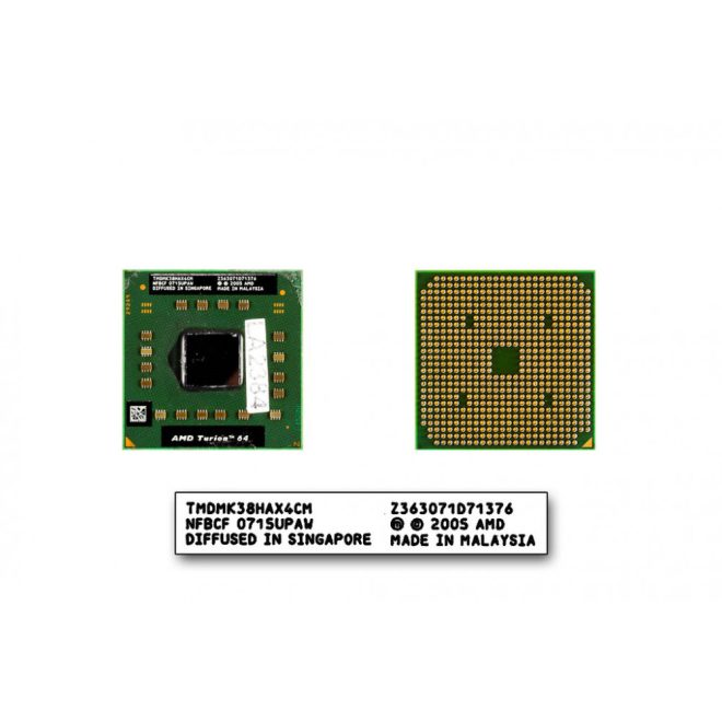 AMD Turion 64 MK-38 2200MHz használt CPU (TMDMK38HAX4CM)