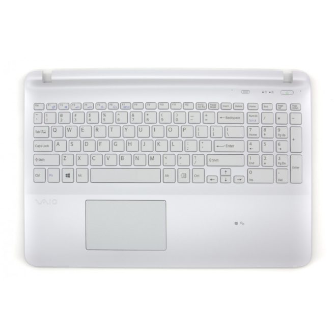 Sony SVF SVF152 fehér UK angol Laptop billentyűzet