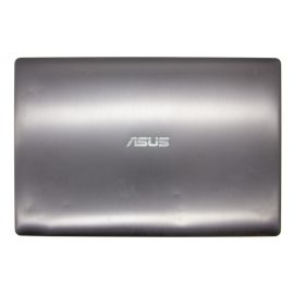   Asus N550JA, N550JX, N550LF (nem érintőkijelzős verzió) használt szürke LCD kijelző hátlap zsanérokkal és LCD kábellel (90NB00K1-R7A020)
