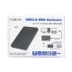 LogiLink 2.5 inch SATA-USB 3.0 külső winchester keret (fekete, csavarmentes) (UA0339, UA0275)