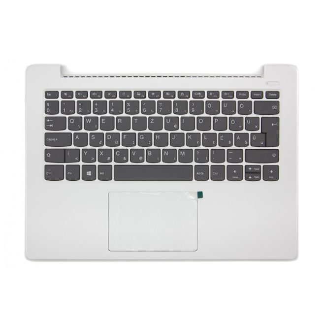 Lenovo IdeaPad 330S-14IKB gyári új magyar fehér-szürke billentyűzet modul touchpaddal (5CB0R07723)