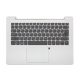 Lenovo IdeaPad 330S-14IKB gyári új magyar fehér-szürke billentyűzet modul touchpaddal (5CB0R07723)