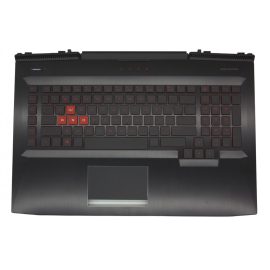 HP Omen 17-an129TX fekete-piros román Laptop billentyűzet