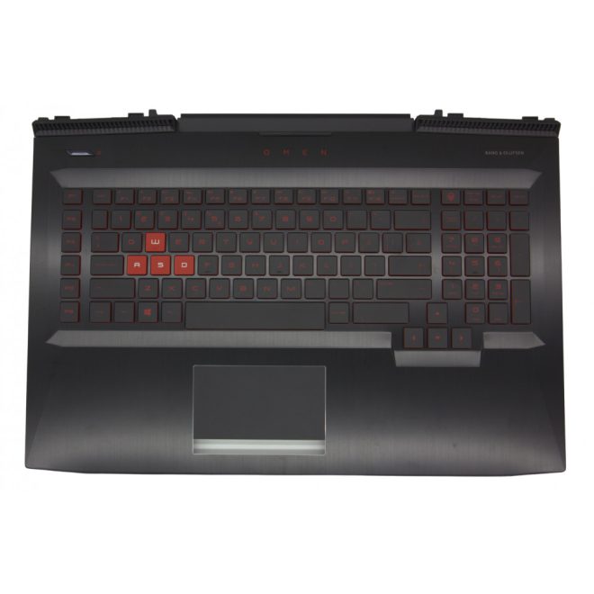 HP Omen 17-an123TX fekete héber Laptop billentyűzet