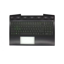   HP Pavilion 14-CE000 fekete-zöld magyar Laptop billentyűzet