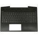 HP PAVILION GAMING 15T-CX0000,15-CX0000 sorozathoz gyári új héber fekete-fehér fém háttér-világításos billentyűzet modul (L20670-BB1)
