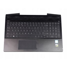   HP Pavilion 15-CX000 fekete-zöld bolgár / bulgár Laptop billentyűzet