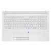 HP 15 15-db01 fehér bolgár / bulgár Laptop billentyűzet