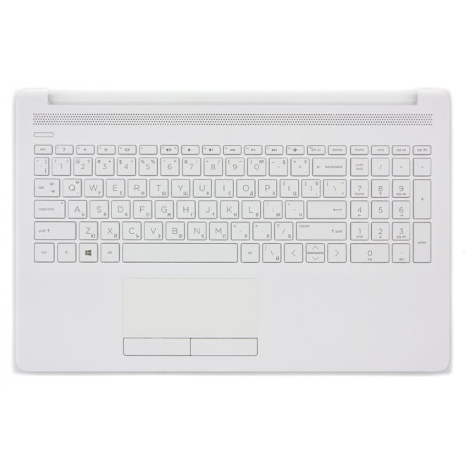 HP 15 15g-dr00 fehér bolgár / bulgár Laptop billentyűzet