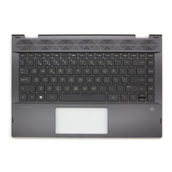 HP Pavilion X360 14T-CD000 fekete portugál Laptop billentyűzet