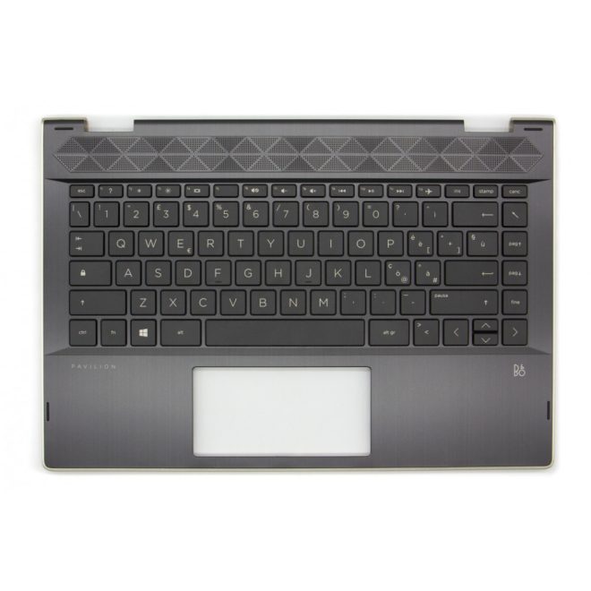 HP Pavilion X360 14T-CD000 fekete olasz Laptop billentyűzet