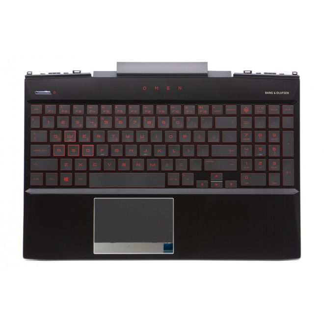 HP Omen 15T-DC100 fekete-piros török Laptop billentyűzet