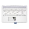 HP Pavilion 15-CD000, 15Z-CD000, 15T-CC100 gyári új ezüst-kék olasz háttér-világításos billentyűzet modul (928440-061)