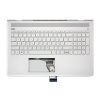 HP Pavilion 15-CC500 ezüst bolgár / bulgár Laptop billentyűzet
