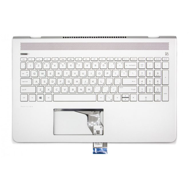 HP Pavilion 15-CC5, 15-CC6, 15-CC7, 15T-CC500 sorozathoz gyári új ezüst-piros bulgár háttér-világításos billentyűzet modul (929871-261)