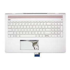 HP Pavilion 15-CC6 ezüst svéd/finn Laptop billentyűzet