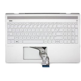 HP Pavilion 15-CK0 ezüst francia Laptop billentyűzet