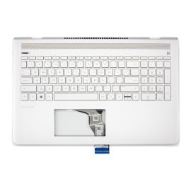 HP Pavilion 15-CC6 ezüst cseh/szlovák Laptop billentyűzet