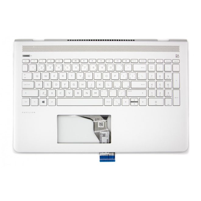 HP Pavilion 15-CC5 ezüst cseh/szlovák Laptop billentyűzet