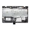 HP Pavilion 15-CC5 ezüst cseh/szlovák Laptop billentyűzet
