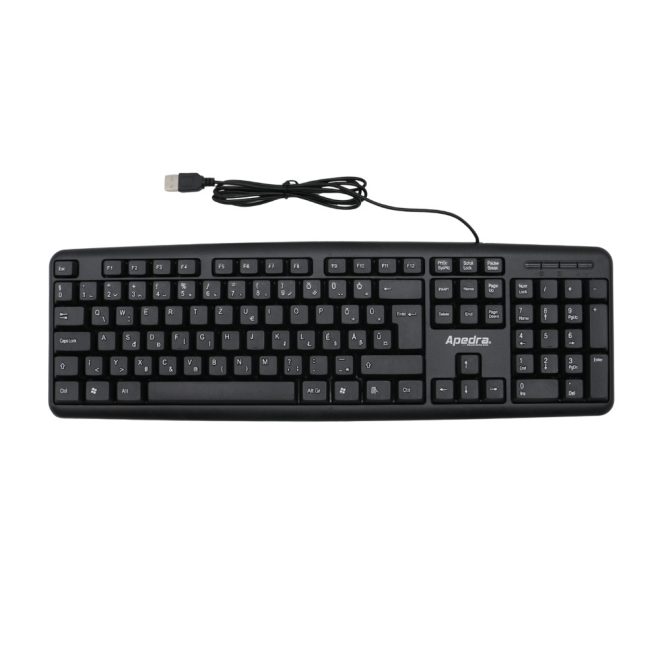Genius Apedra K-816 Magyar vízálló fekete USB vezetékes billentyűzet