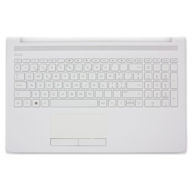 HP 15 15-da10 fehér svájci Laptop billentyűzet