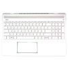 HP Pavilion 15-ck0 gyári új görög ezüst billentyűzet modul (L01928-151)