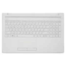 HP 15 15-da00 fehér arab angol Laptop billentyűzet