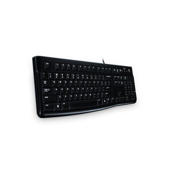 Logitech K120 fekete MAGYAR billentyűzet, USB vezetékes (920-002640)