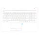 HP 15 15T-DB100 fehér román Laptop billentyűzet