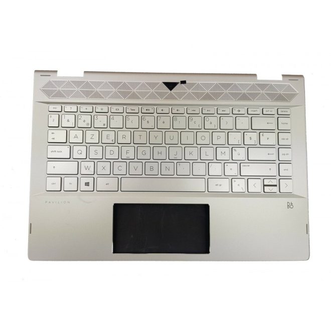 HP Pavilion X360 14T-CD000 ezüst belga Laptop billentyűzet