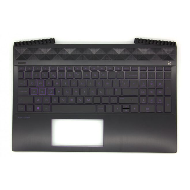 HP Pavilion 15-CX000 fekete UK angol Laptop billentyűzet