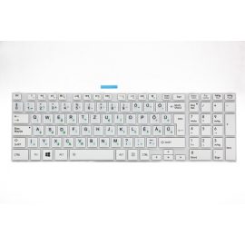   Toshiba Satellite C55D fehér magyarított Laptop billentyűzet