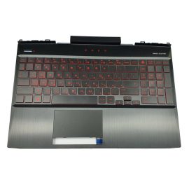HP Omen 15-DC000 fekete-piros belga Laptop billentyűzet