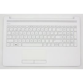 HP 15 15T-DB100 fehér svájci Laptop billentyűzet
