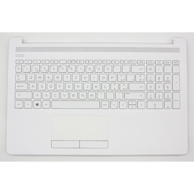 HP 15 15-da02 fehér svájci Laptop billentyűzet