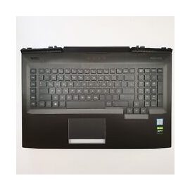 HP Omen 17T-AN100 fekete-fehér német  Laptop billentyűzet