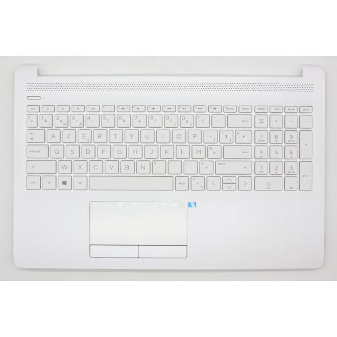 HP 15 15-da01 fehér belga Laptop billentyűzet