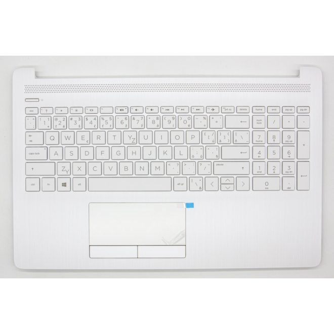 HP 15 15-da02 fehér cseh/szlovák Laptop billentyűzet