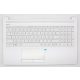 HP 15 15T-DB000 fehér cseh/szlovák Laptop billentyűzet