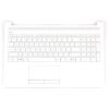 HP 15 15-da03 fehér spanyol Laptop billentyűzet