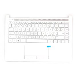    HP 14Z-DK000,14-CF000,14-DF000 sorozathoz gyári új cseh  fehér billentyűzet modul (L24820-FL1)