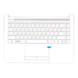   HP 14Z-DK000,14-CF000,14-DF000 sorozathoz gyári új orosz  fehér billentyűzet modul (L24820-251)
