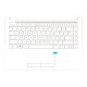  HP 14Z-DK000,14-CF000,14-DF000 sorozathoz gyári új olasz fehér billentyűzet modul (L24820-061)