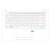  HP 14Z-DK000,14-CF000,14-DF000 sorozathoz gyári új török fehér billentyűzet modul (L24820-141)